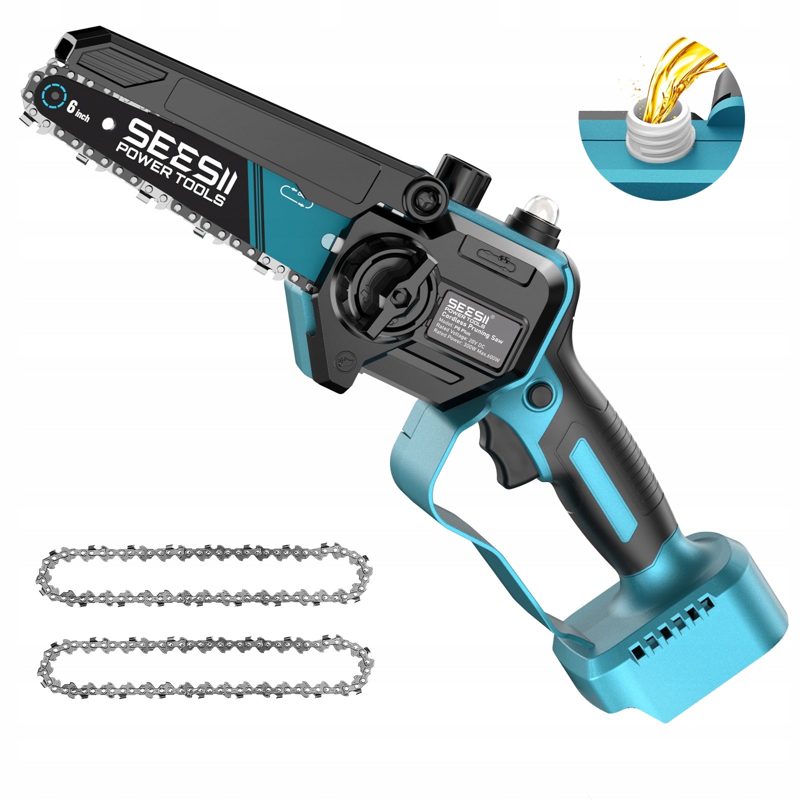 6" Brushless High Branch Saw–Double Battery SeeSii Packaging status original