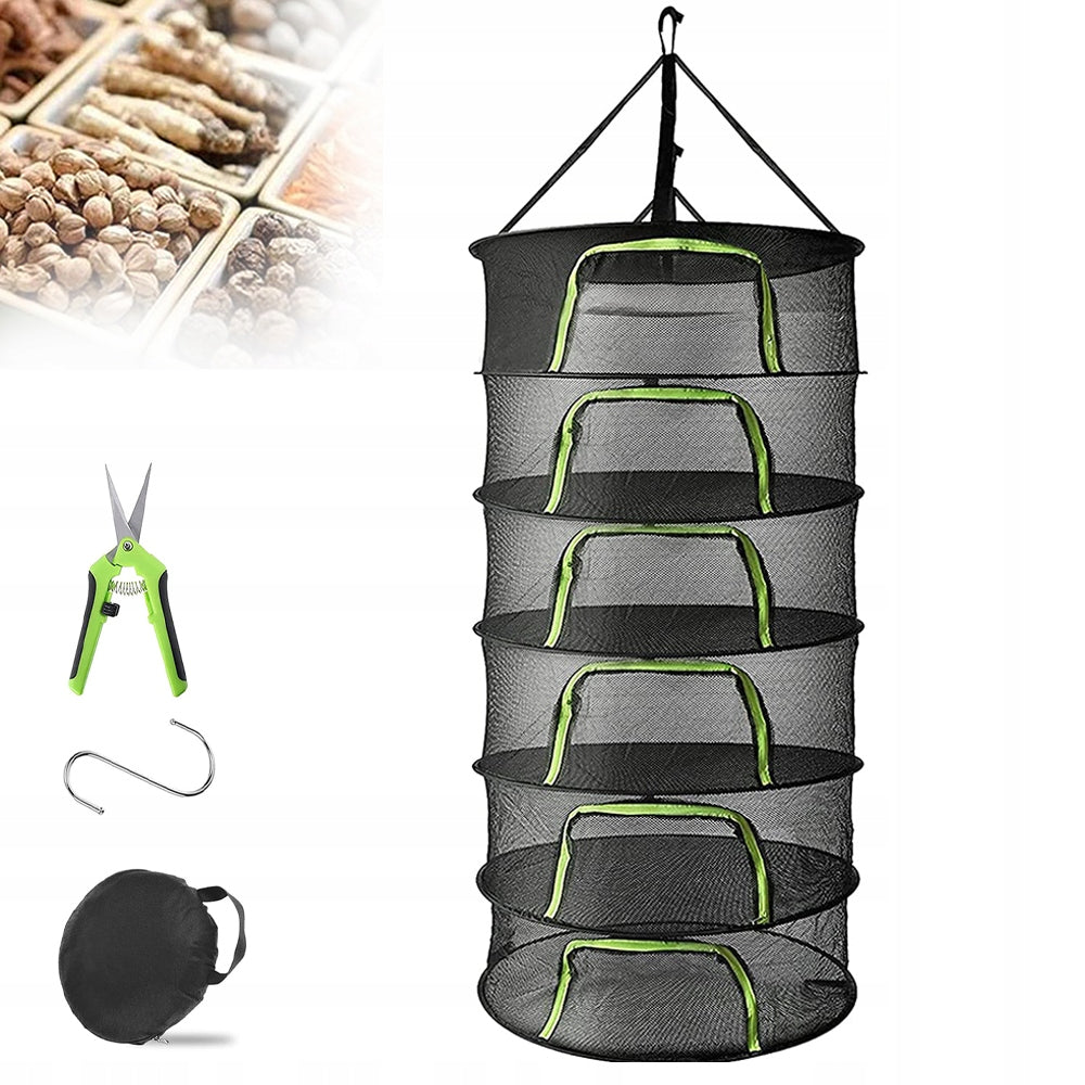 6 FLOORS HANGING DRYING NET FOR GARDEN, TERRACE, KITCHEN, ETC FRUIT