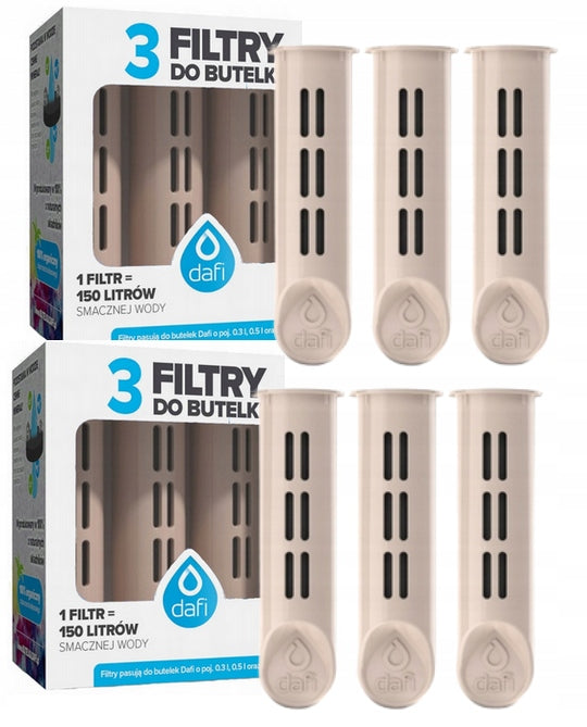 6 Filters for cappuccino bottle by Joanna Krupa