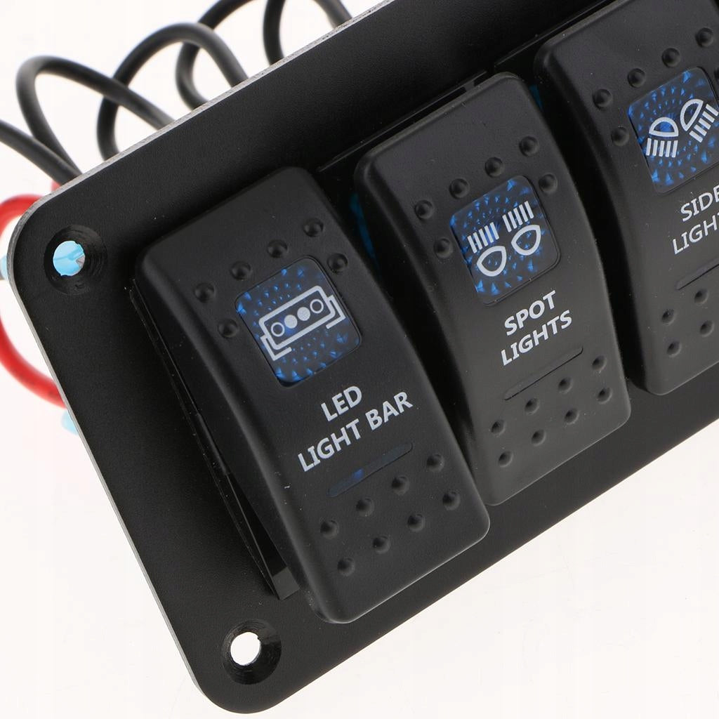 6 Gang Circuit LED Rocker Switch Control Manufacturer code Ponlove-52027672