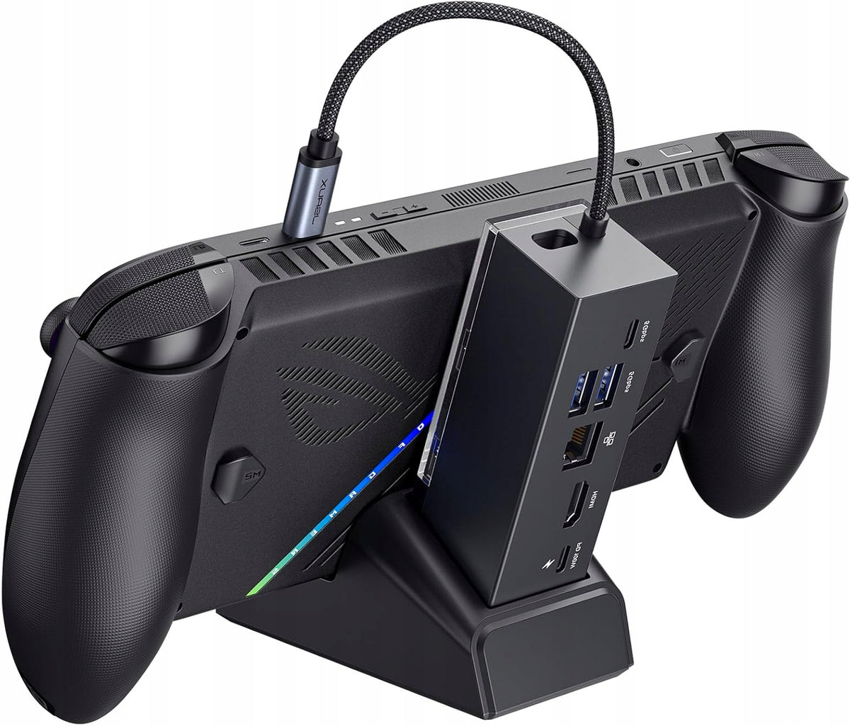 6 IN 1 DOCKING STATION FOR ROG ALLY X STEAM DECK HDMI 4K 120HZ PD 100W