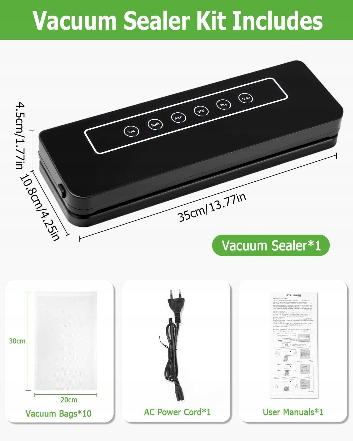 6 IN 1 VACUUM PACKAGING MACHINE FOOD WELDING MACHINE Brand Sealer
