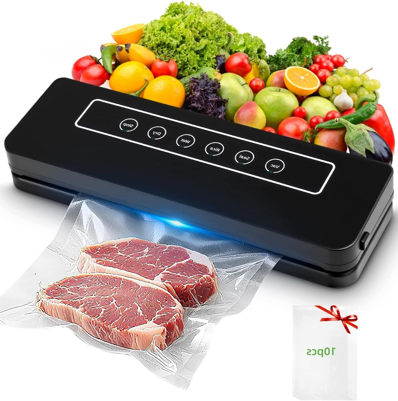 6 IN 1 VACUUM PACKAGING MACHINE FOOD WELDING MACHINE