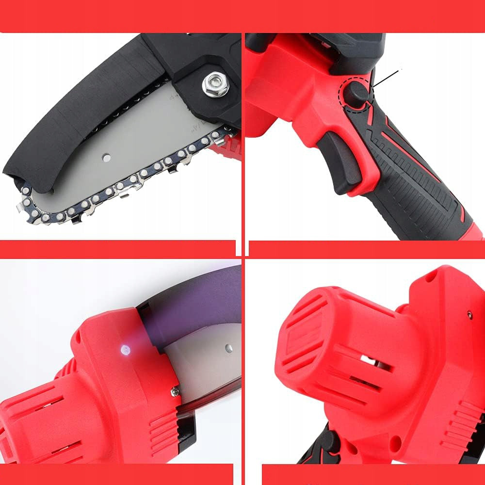 6 INCH CORDLESS SAW WITH PROTECTION AND CHAIN FOR CUTTING Series SH112004EU