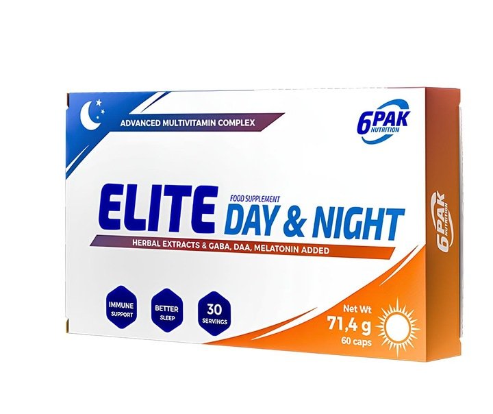 6 PAK ELITE DAY & NIGHT 60 kap vitamins and minerals