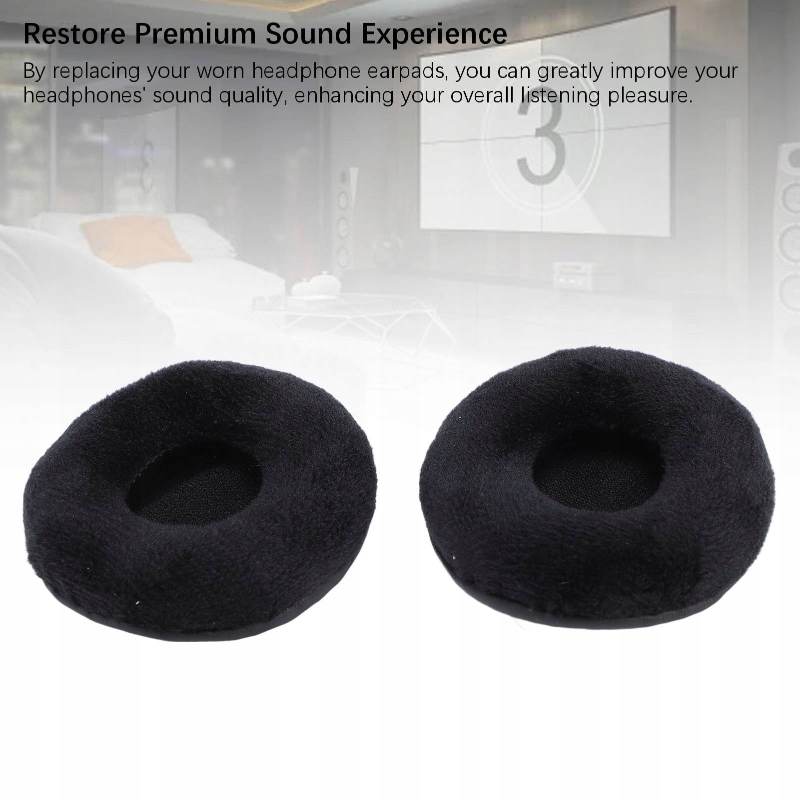6 Pack EARPADS 55mm Universal Headphones Compatible for K420 K430 D7 Manufacturer code AG250819094702