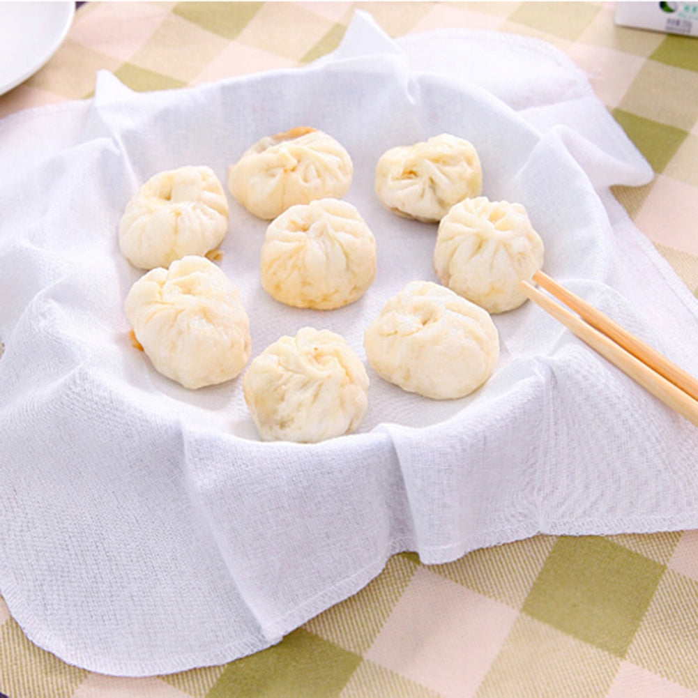 6 Pcs Cotton Steaming Kitchen Cloth Buns O6 Trade name other
