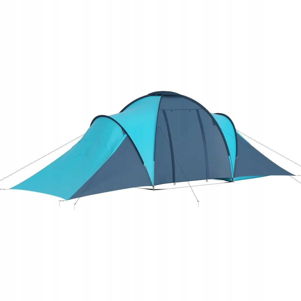 6-Person Hiking Tent, Blue-Blue Brand VidaXL