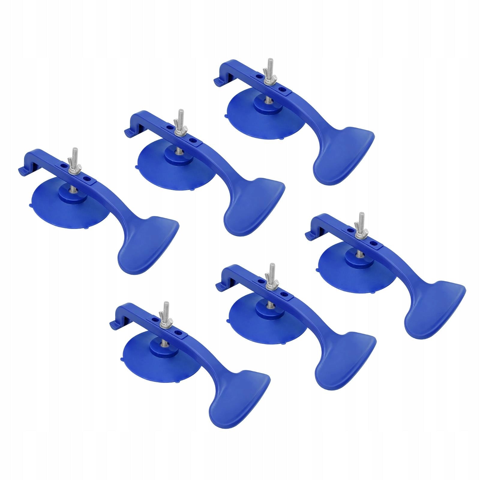 6 Pieces Adjustable Suction Cup Clamps Set Suction Cups with Handle Locking
