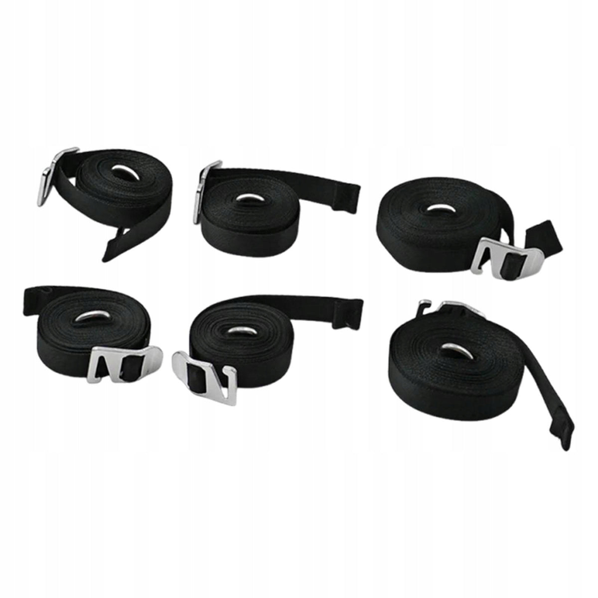 6 Pieces Camping Tent Cord with Storage Bag Pull Cord Rope for Clothesline