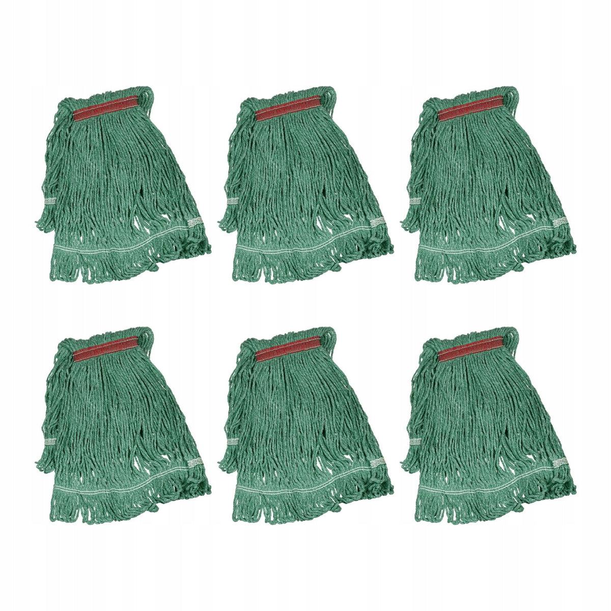 6 Pieces Commercial String Mop Head Absorbent Looped End String Head Refill