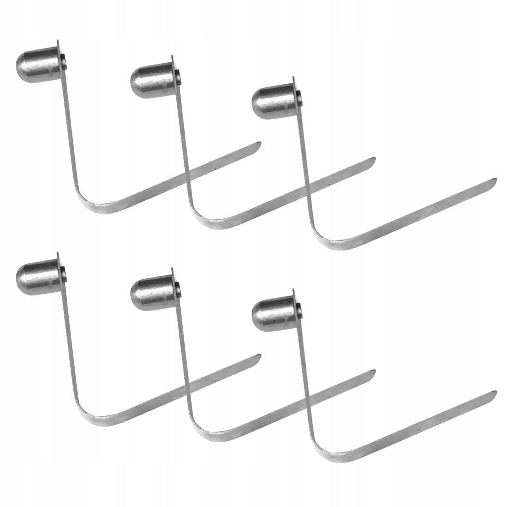 6 Pieces Single Button Clips 8mm,, Snap Spring Clip, Tent EAN (GTIN) 0071560147535
