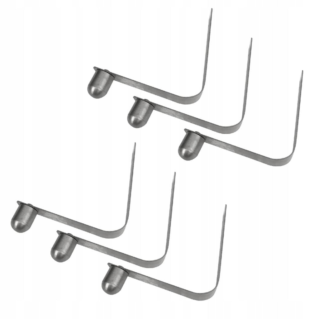 6 Pieces Single Button Clips 8mm,, Snap Spring Clip, Tent Weight 0.05 kg