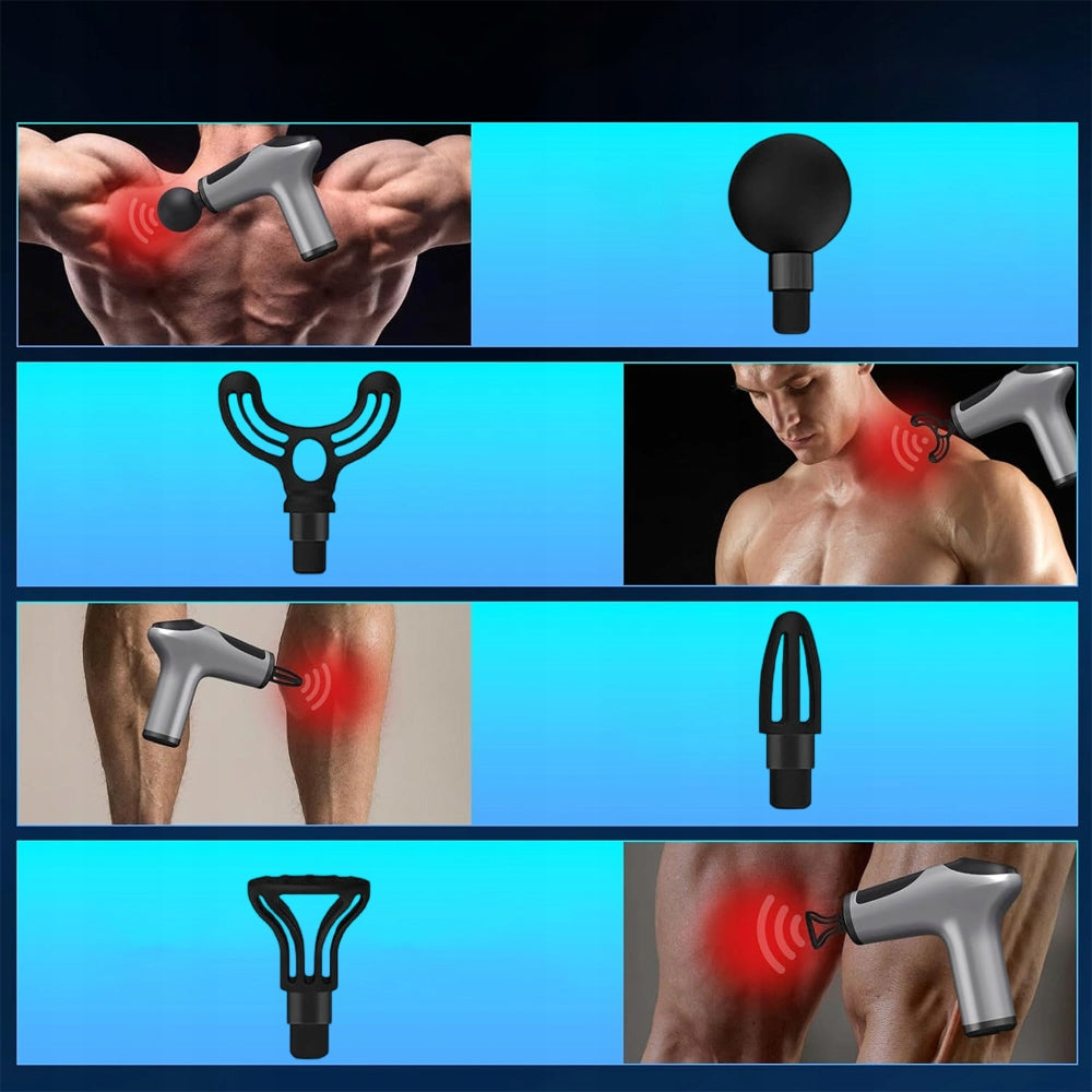 6 Speed Massage Gun Reduces Muscle Sourdough and Pain Medical device no