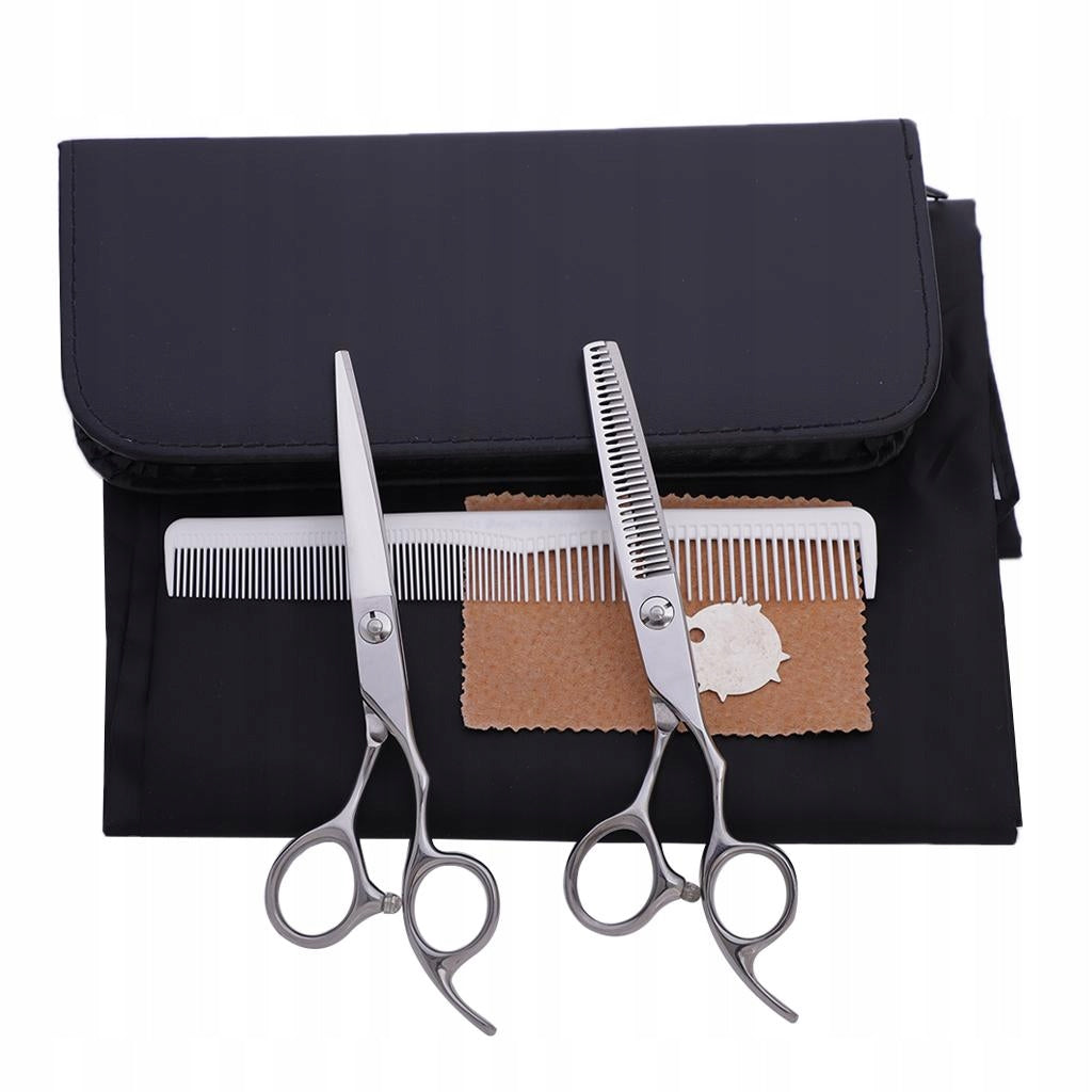 6" Stainless Steel Barber Cutting Silver 01