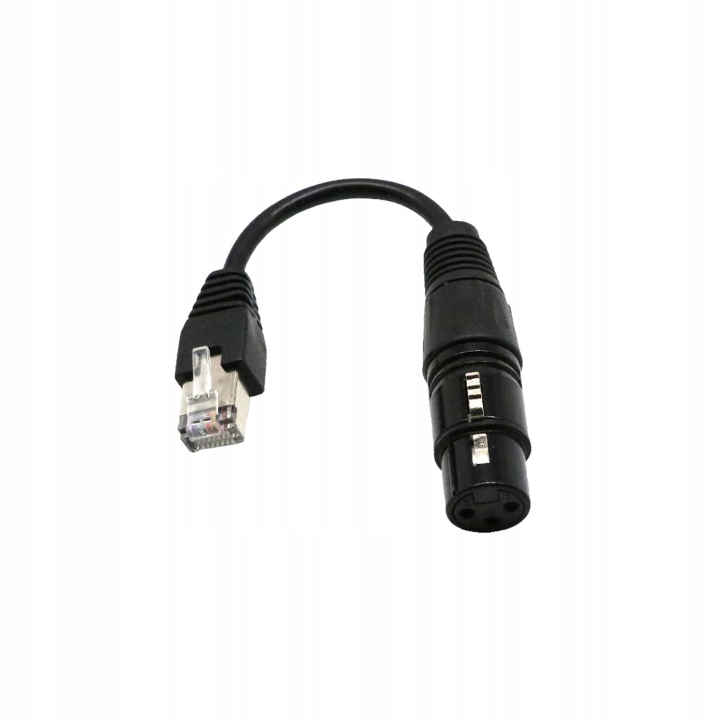 6“ XLR 3 Pin Female To RJ45 Male Network