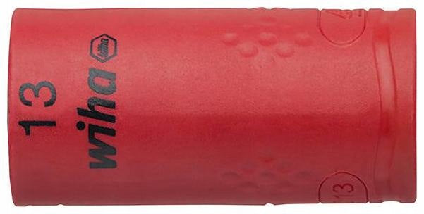 6-angle socket wrench for 3/8" 13mm insulated electricians VDE WIHA