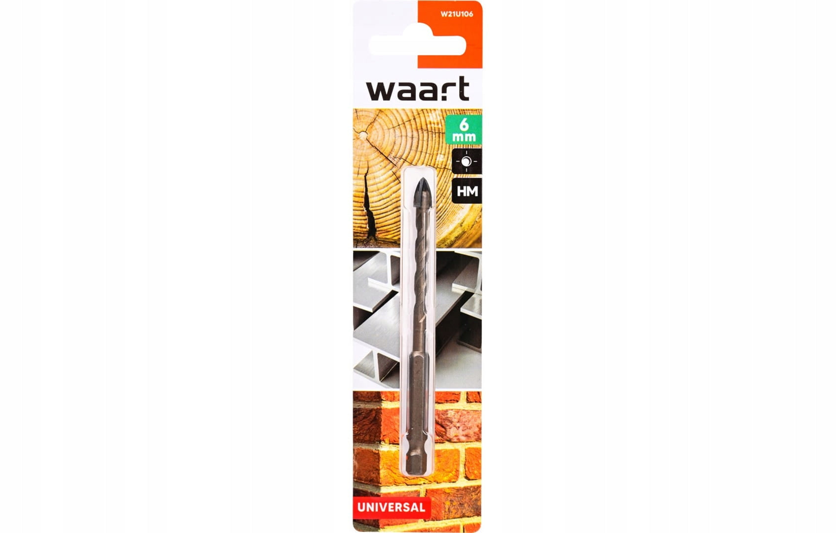 6 mm universal drill bit, quick change Hex handle