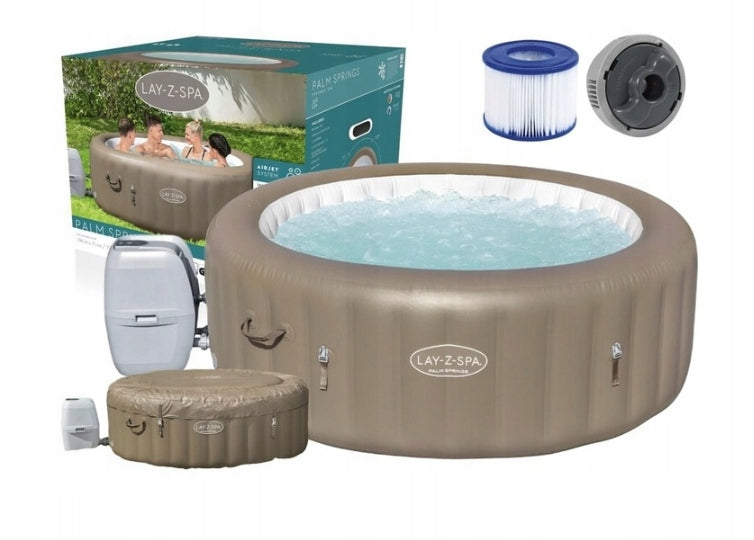 Massagebecken Bestway Lay-Z-Spa Palm Springs AirJet, 196x71 cm 