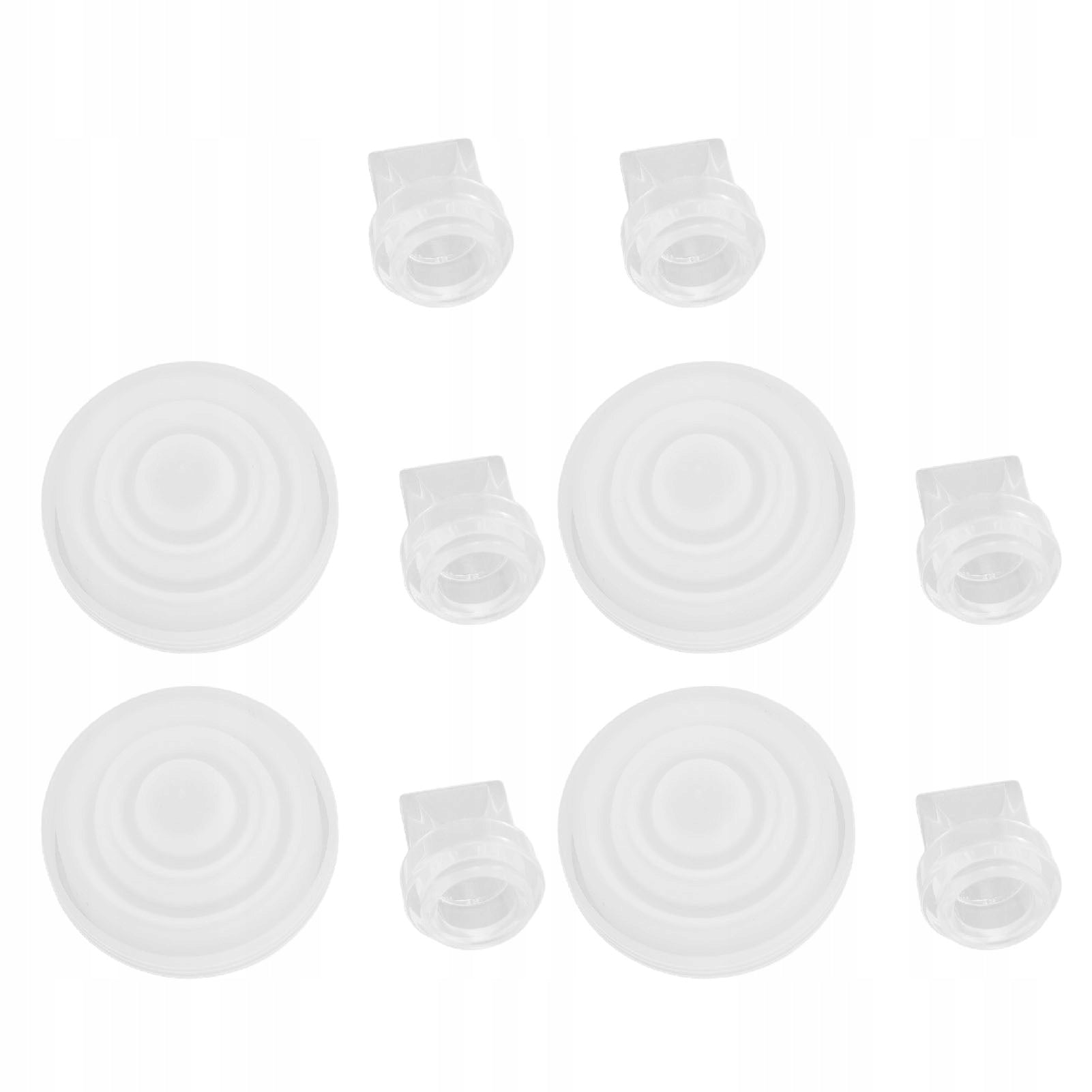6 pcs Duckbill valve 4 pcs Silicone breastfeeding diaphragm G0