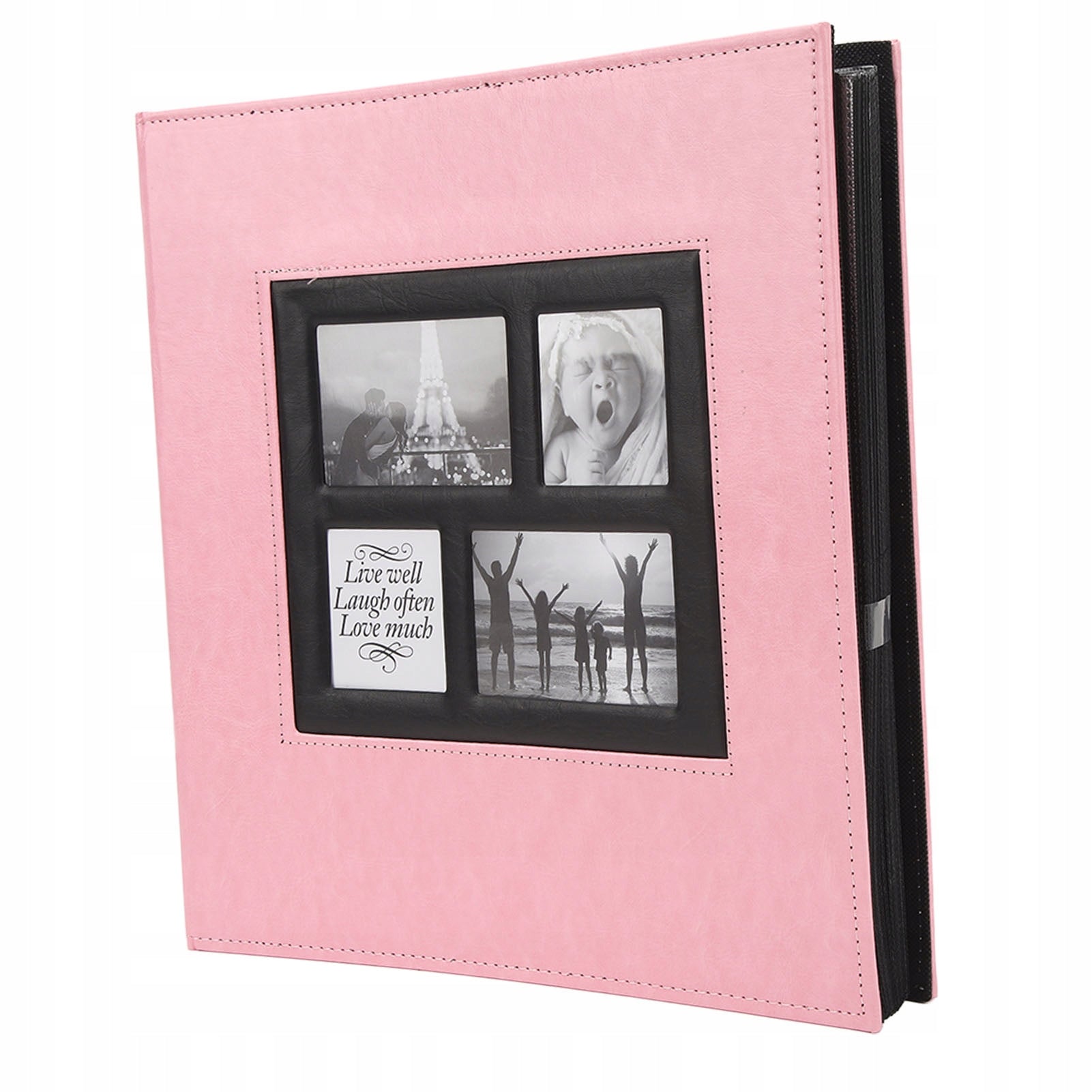 600 Pockets Photo Album 6 Inch Easy To Clean Leather Album 16 Model 0249WYFG