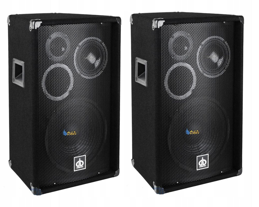 600W SPEAKER SET BLUETOOTH AMPLIFIER RADIO USB AUX Color black
