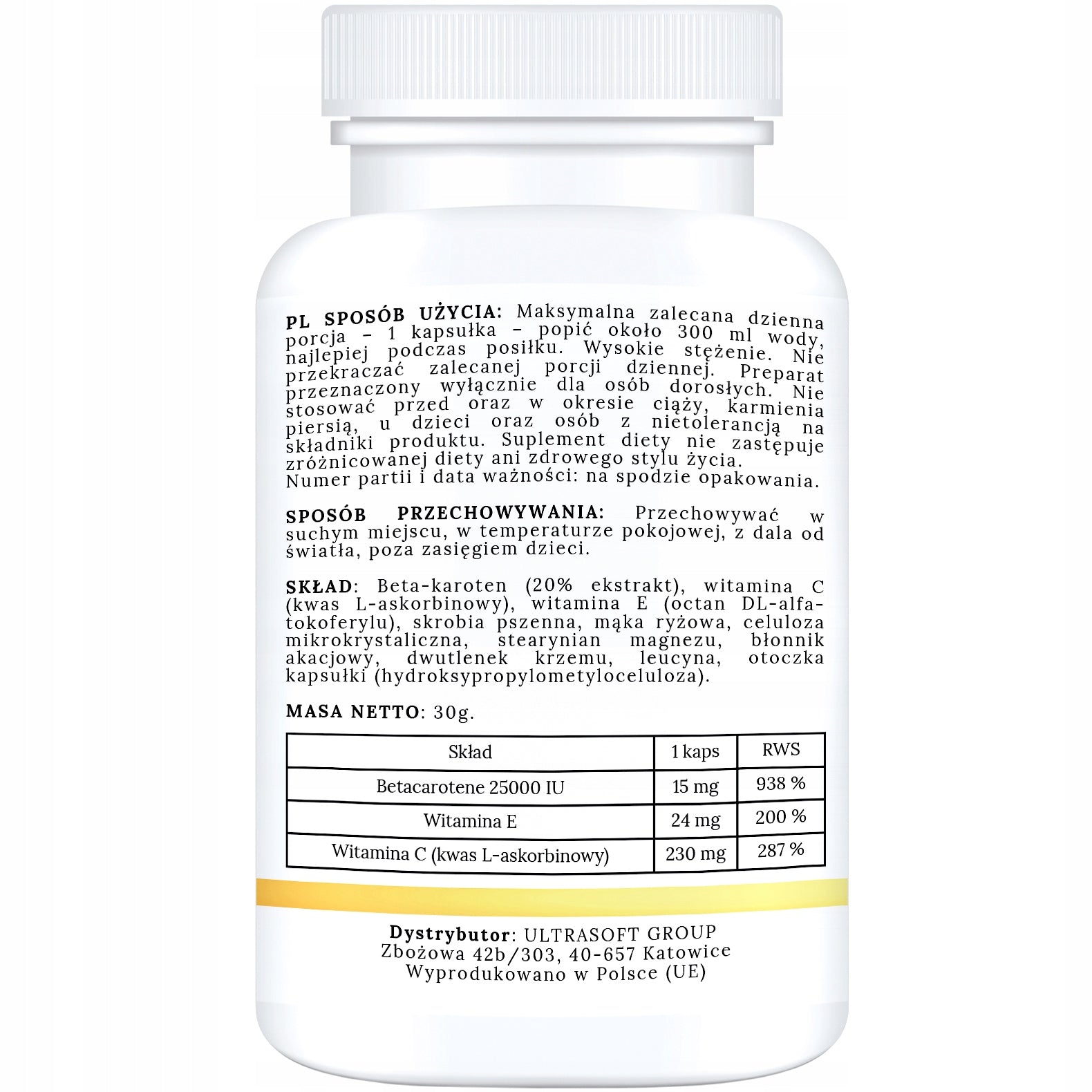60x BETA-CAROTENE 25.000 IU FORTE STRONG DOSE FAST TANNING UV PROTECTION Packaging status original