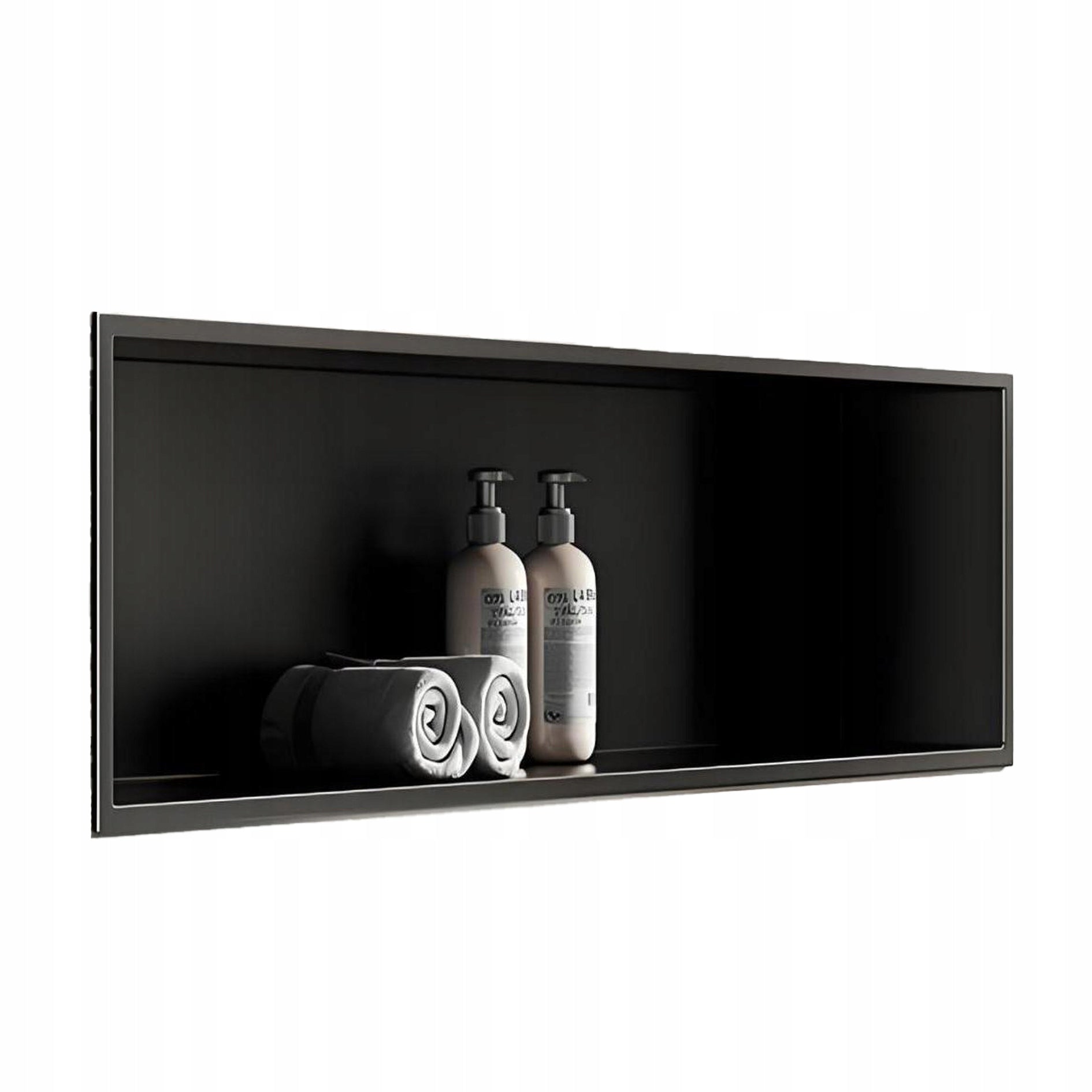 60x30x10 CMP BATHROOM RECESSED FLUSH MOUNT COLLAR BLACK MODERN