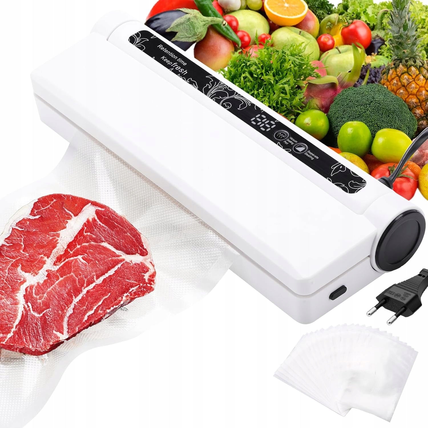 62KPA 130W COMPACT VACUUM SEALER FOR HOME 20 BAGS