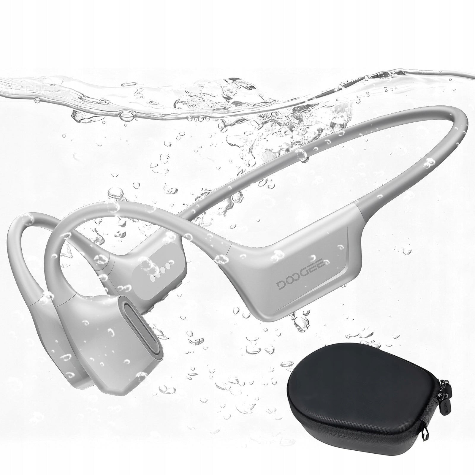 64GB Wireless Sports Bone Headphones DOOGEE BoneAir Swim MP3 IP68