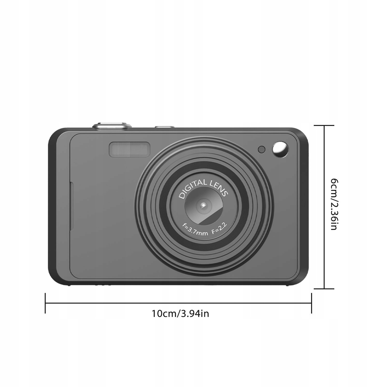 64MP 16x Zoom 4K Vilog Camera Digital Camera with 2,88" Screen for 83 Resolution 1 Mpx