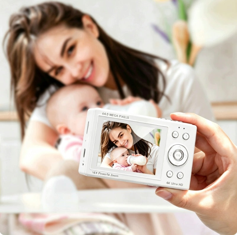 64MP 4K digital camera with autofocus zoom 18x IPS 2.8 screen + 64GB card Manufacturer code 4894981992630