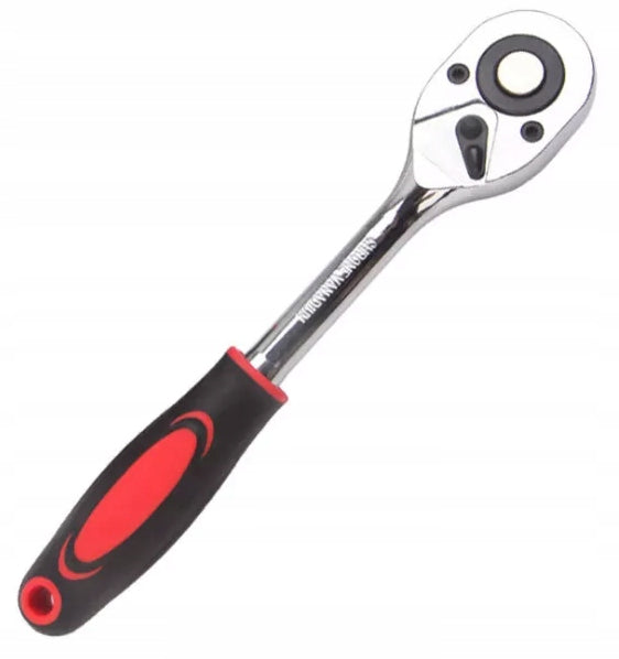 Raktų komplektas su terkšle 1/4", 13 dalių