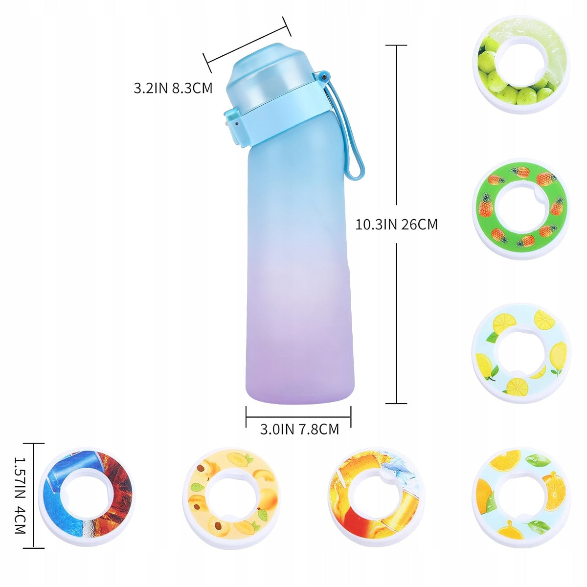 650 ml flavour bottle with 7 capsules - without sugar and calories Brand no brand