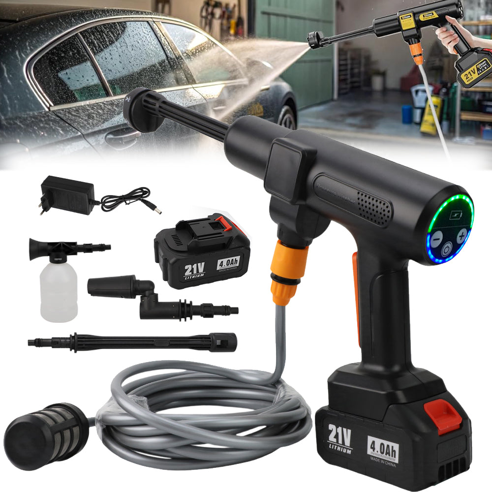 65BAR WIRELESS PRESSURE WASHER, HIGH PRESSURE WASHER GUN