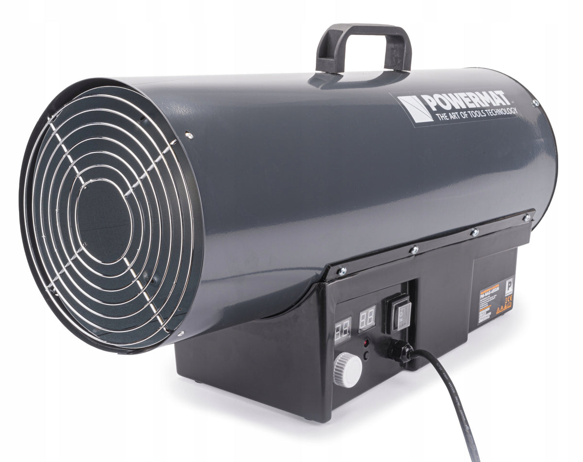 65KW GAS HEATER WITH THERMOSTAT LCD BLOWER HEATER + HOSE REDUCER Manufacturer code PM1028