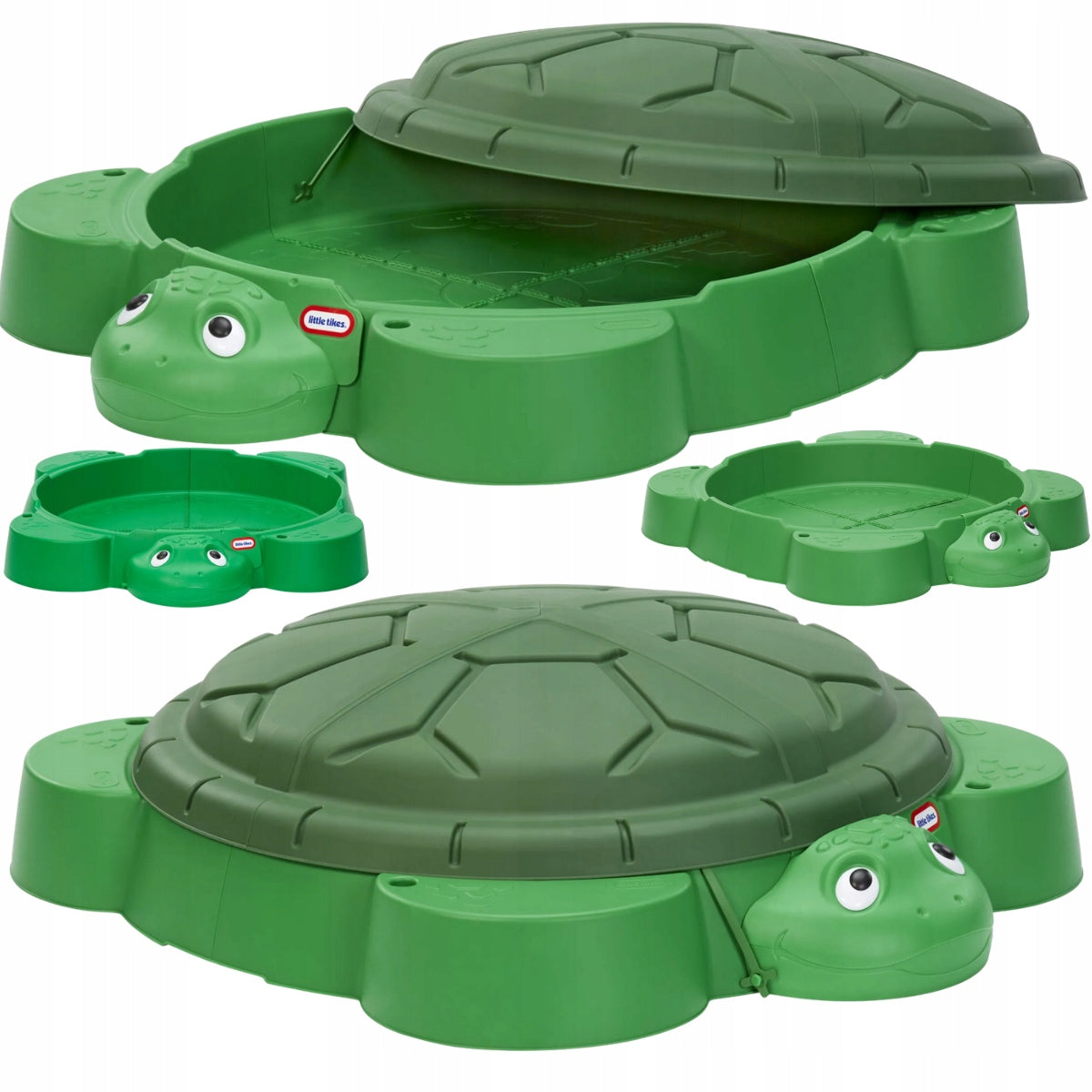 664526 SANDBOX WITH COVER TURTLE LITTLE TIKES FOLDING