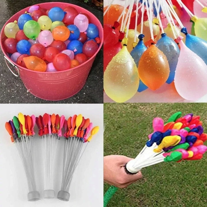 666 WATER BALLOONS WATER BOMBS AUTOMATIC SELF-CLOSING + THREAD SET Kid's age 3＋ years