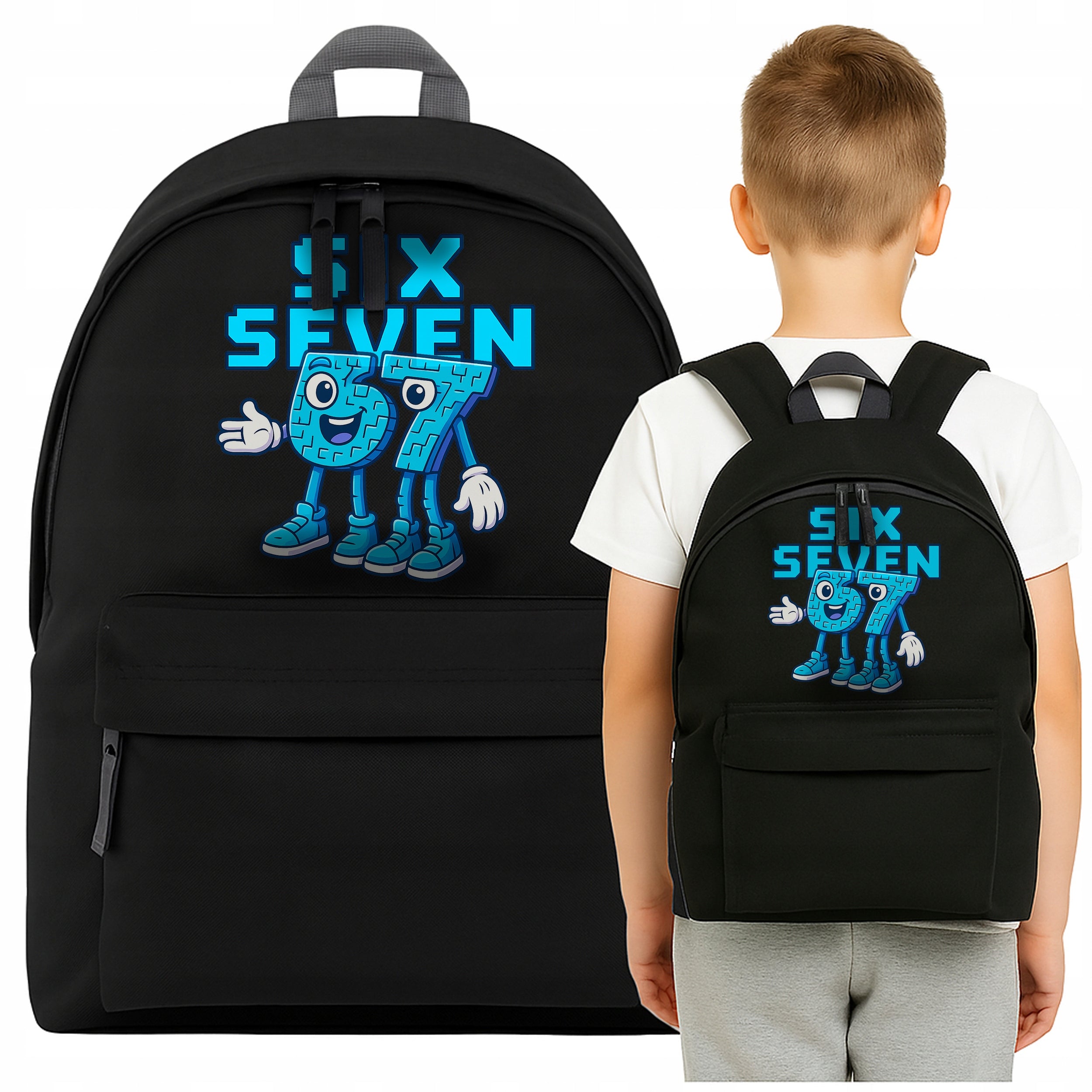 67 SIX SEVEN BRAINROT BACKPACK FOR SCHOOL