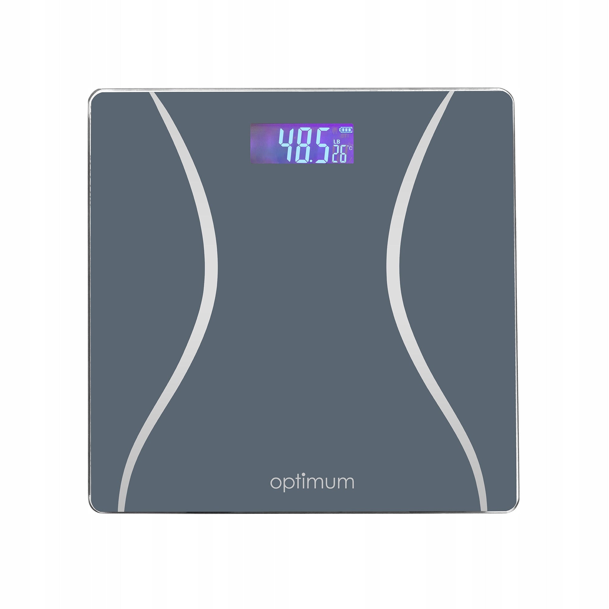 69696 Bathroom scale WG-0168 grey OPTIMUM