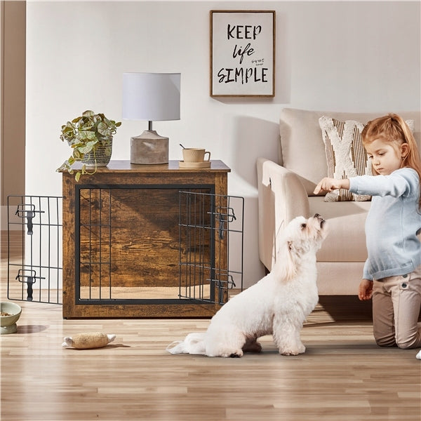 69cm Wide Dog Cage, For Small Dogs, Rustic Brown Color Kind playpen