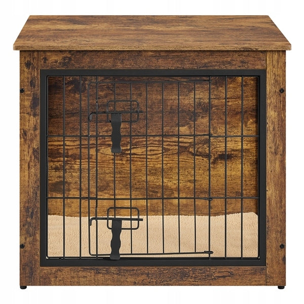 69cm Wide Dog Cage, For Small Dogs, Rustic Brown Color