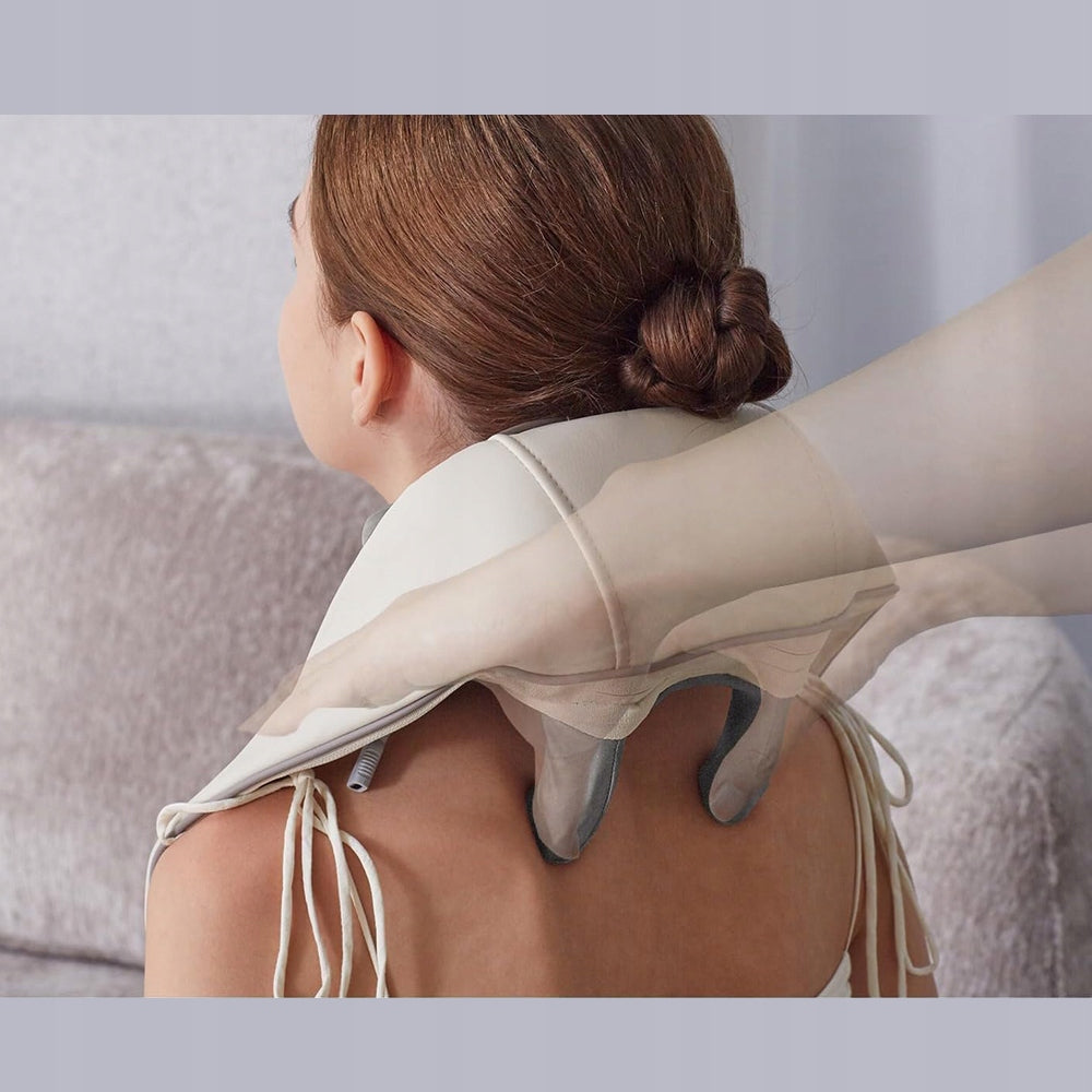 6D HEATING NECK SHIATSU MASSAGER FOR QUADRILATERAL MUSCLES, SHOULDERS AND NECK Manufacturer code Masażer Karku Pleców Shiatsu Masujący Do Szy