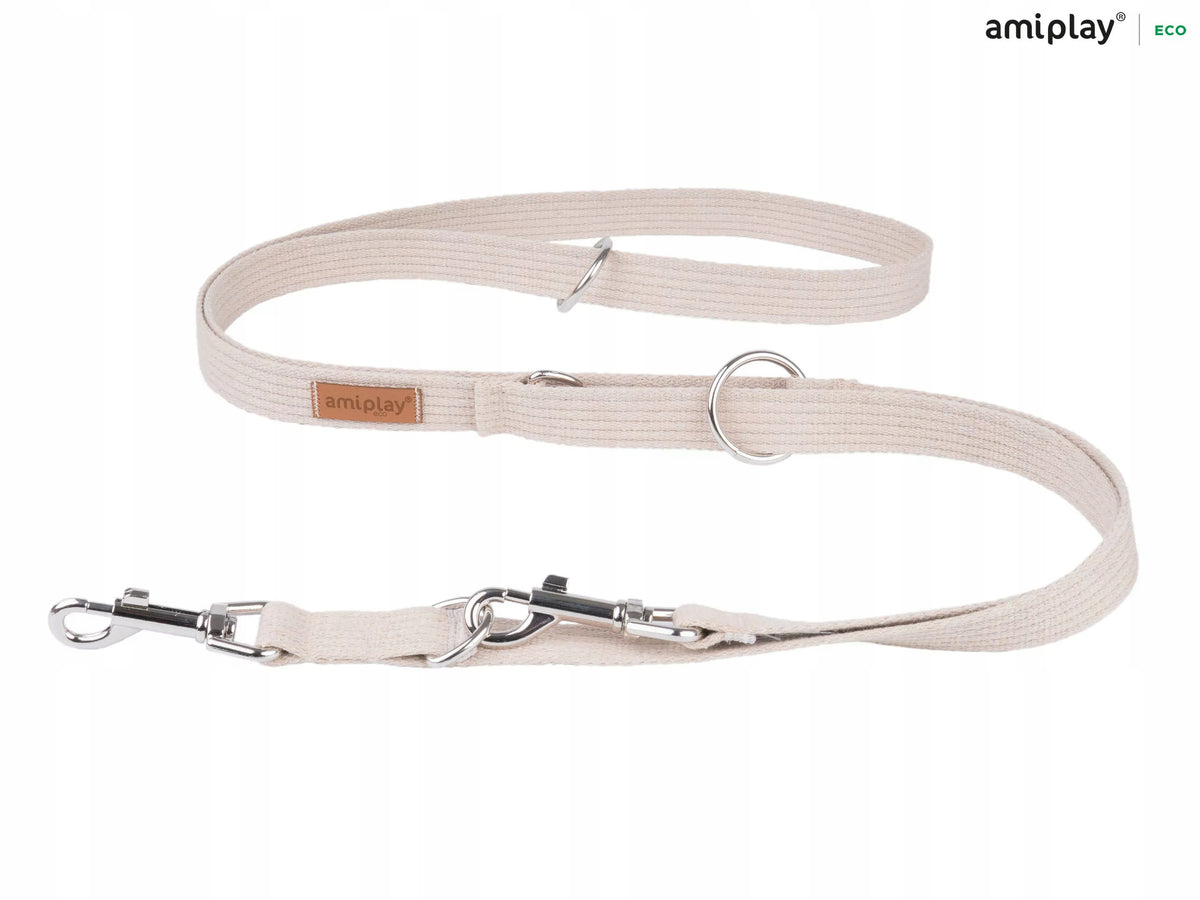 6IN1 AMIPLAY COTTON L BEIGE LEASH FOR DOG Manufacturer code 5907563222984