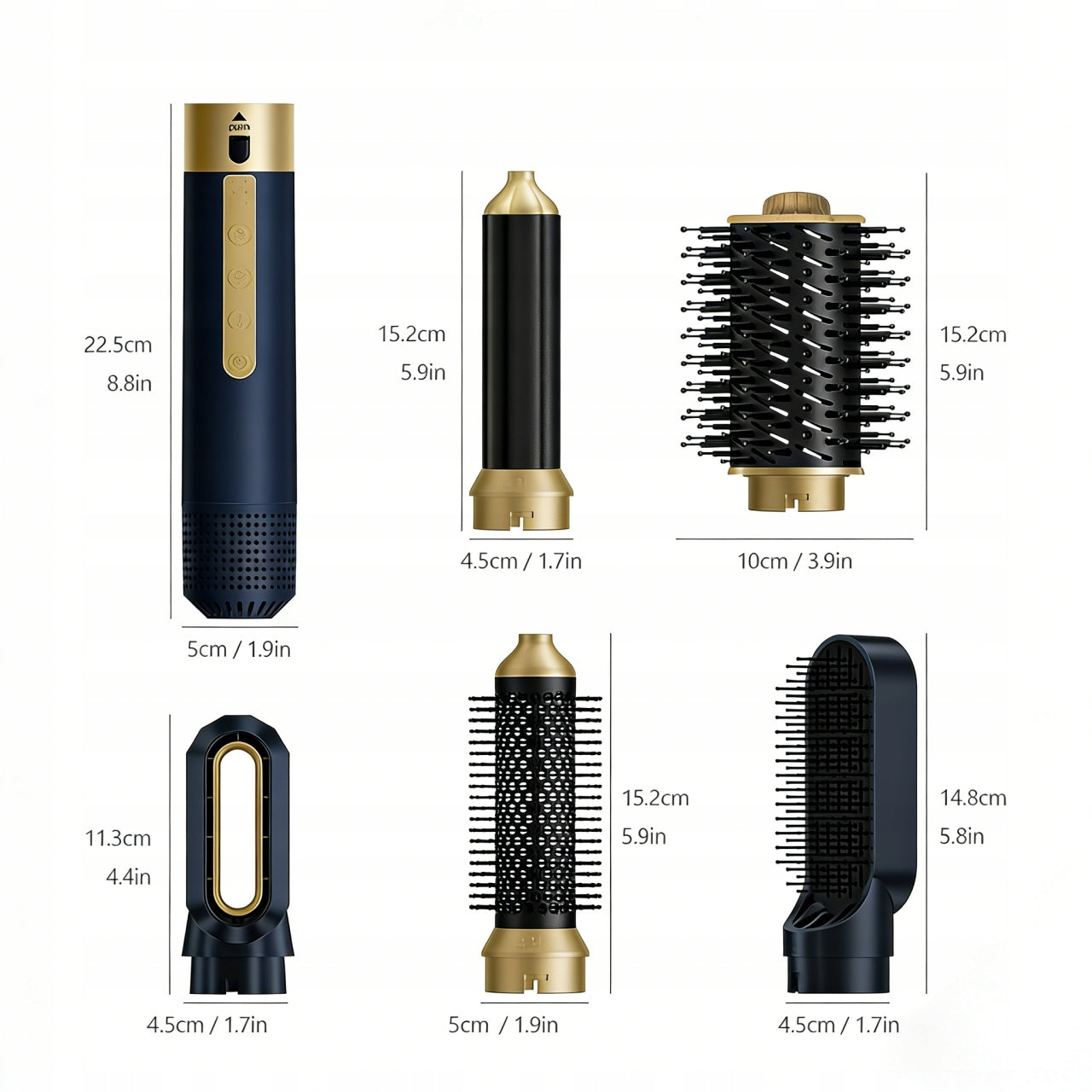 6IN1 MULTIFUNCTIONAL HAIR STYLING DRYER WITH ADJUSTABLE IONIZATION Brand no brand