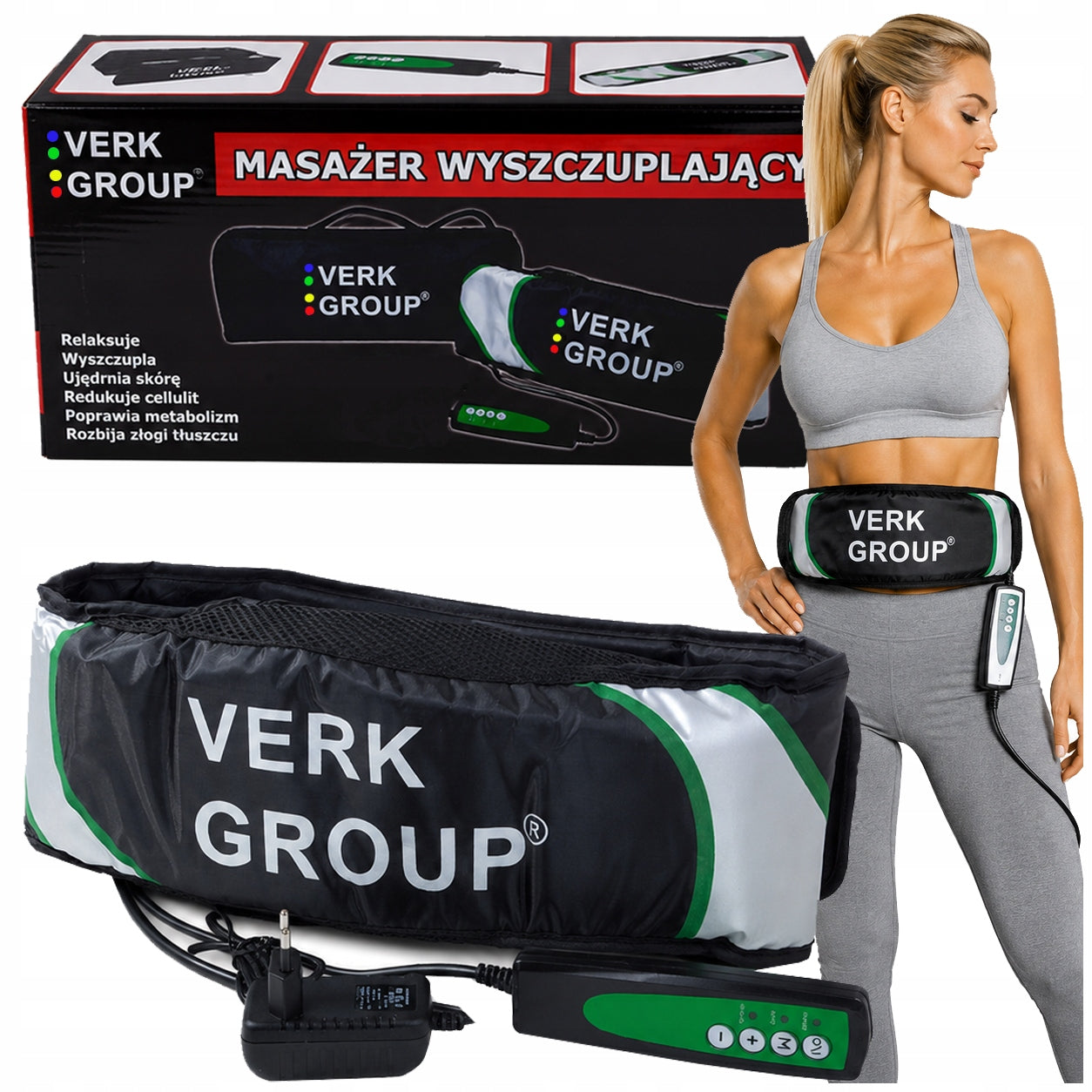 6IN1 PROFESSIONAL BELLY SLIMMING BELT FOR EXERCISE CELLULITE REDUCTION