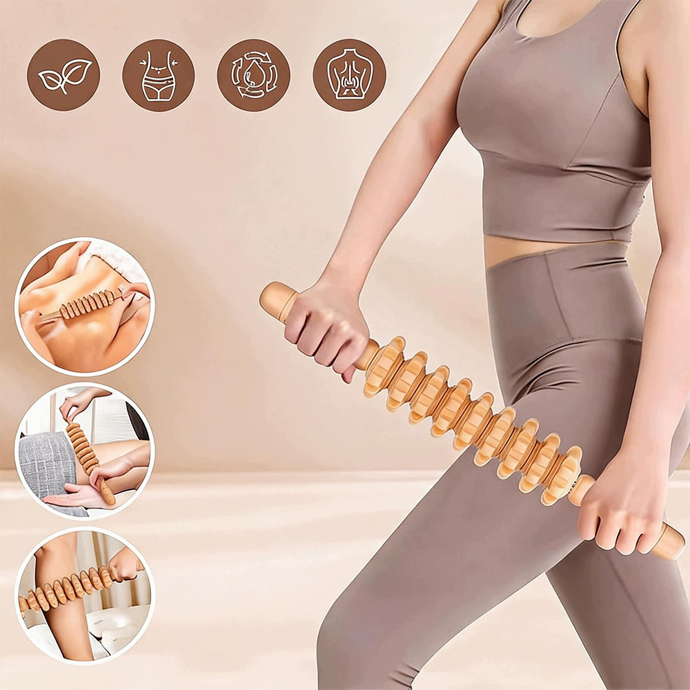 6IN1 WOODEN TOOL SET FOR FULL BODY MASSAGE MADEROTHERAPY CELLULITE Medical device no