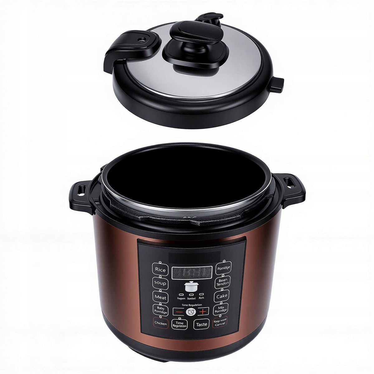 6L Multi Cooker Electric Pressure Cooker with Smart MR Reservation Dominant color multicolor