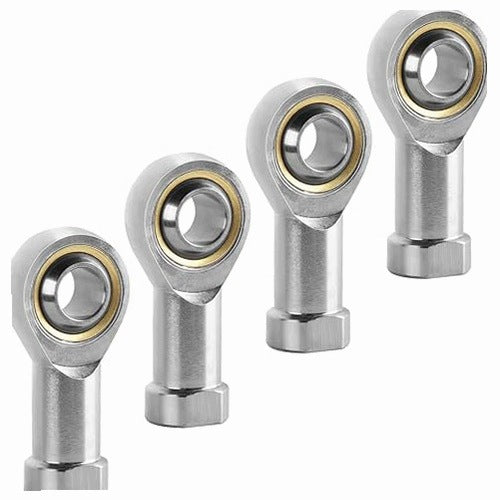 6MM CAST IRON SELF LUBRICATING ARTICULATED BEARINGS FOR MACHINES 4 PACK STEEL