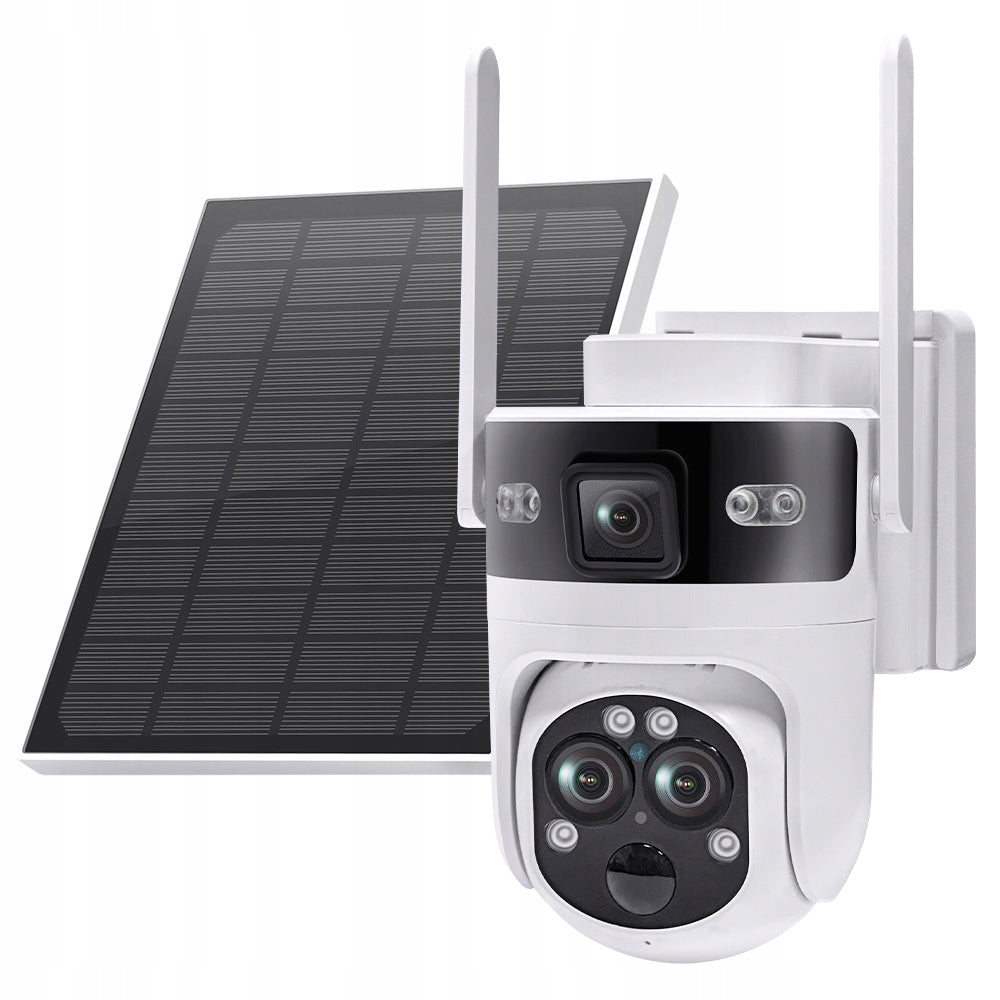 6MP Triple-Lens 15X Zoom Solar PTZ Camera: Your 24/7 Outdoor Security Guard Packaging status original